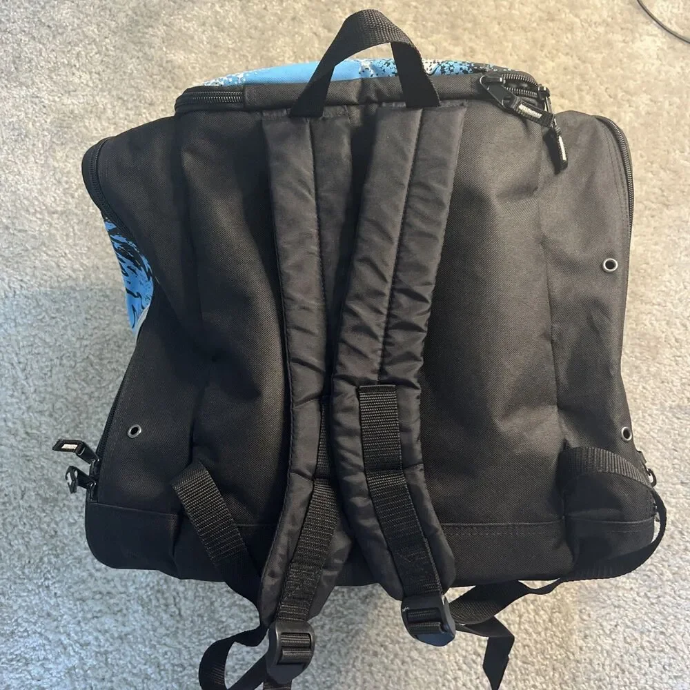 Transpack Edge Jr. Boot Helmet Bag Blue Yeti Snow Ski & Boarders Water Resistant